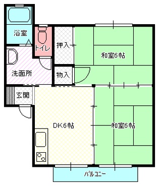 メゾン棟林B棟　２０２号室