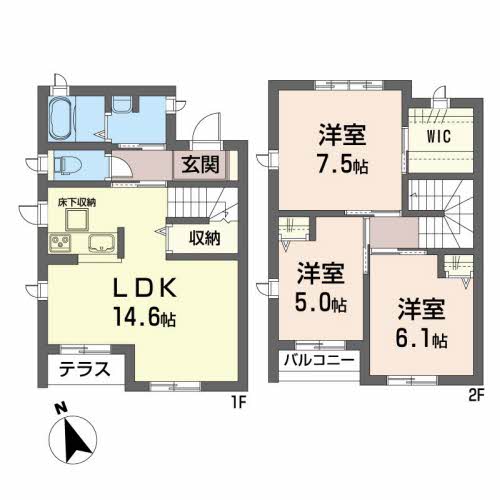 メゾン・ソレアードＤ　102号室