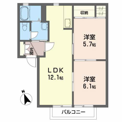 ラルジュ・コートⅠ　２０３