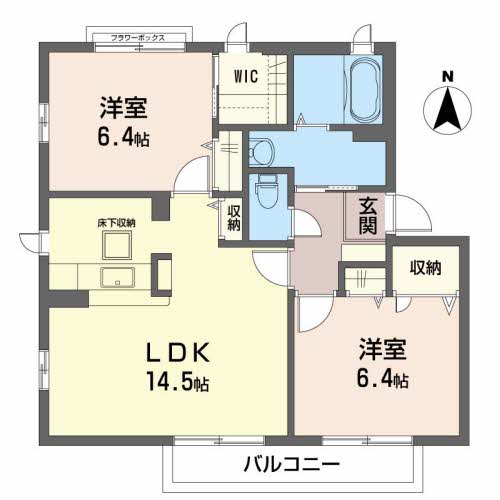 シャーメゾン下原Ⅱ　101