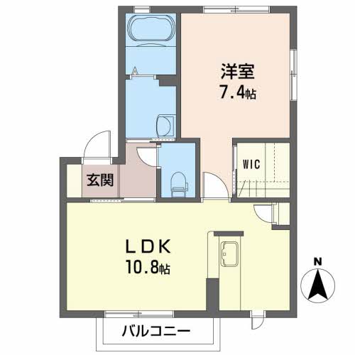 シャーメゾン栗生Ⅱ　１０２号室