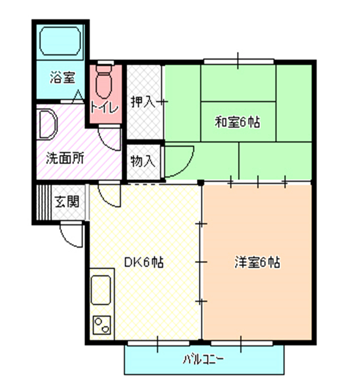 メゾン棟林A　104号室