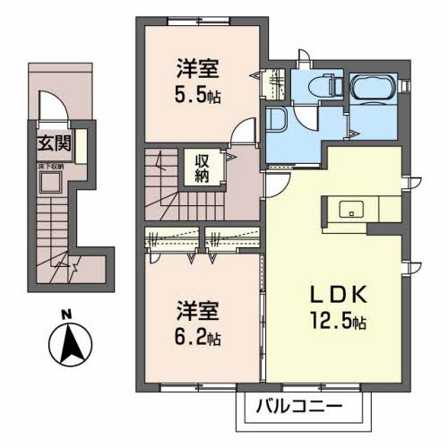 メゾン　ケイワA　201号室