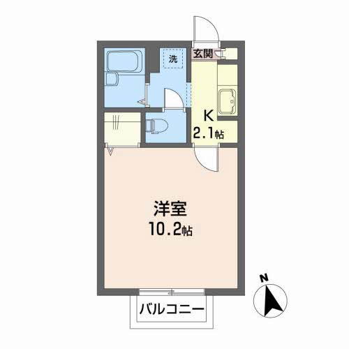 KSフラットB　102号室
