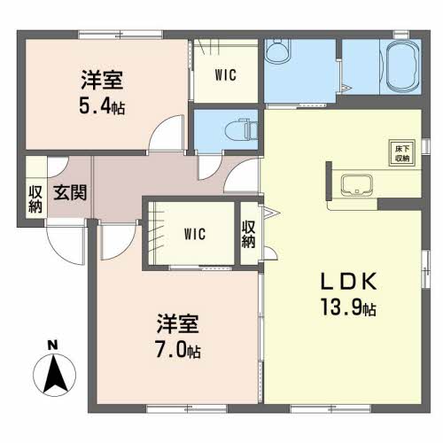 アヴニール山鳥C　101号室
