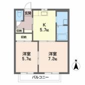 フレグランス広瀬　２０５号室 サムネイル1