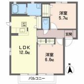 GRACE　COURT　west　101号室 サムネイル1