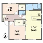 アヴニール山鳥C　101号室 サムネイル1
